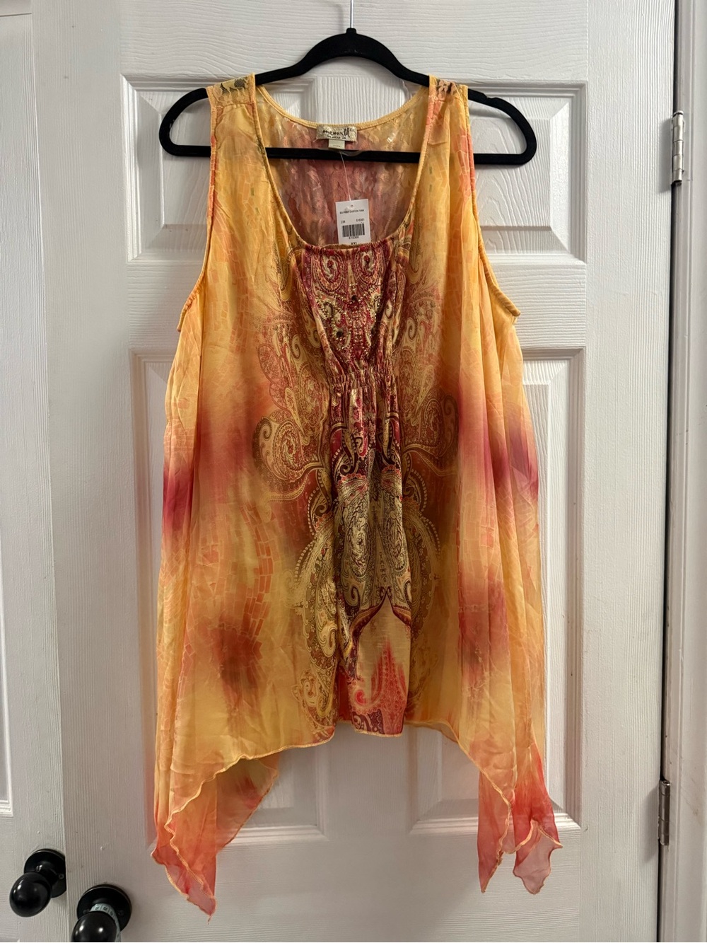 🆕 One World Chiffon Tank Size XL